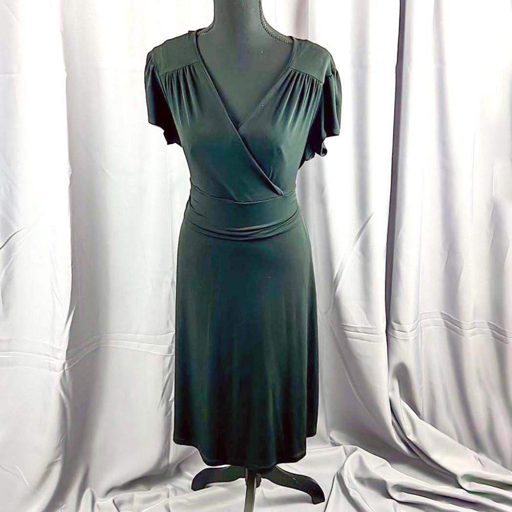 Merona Black Wrap Dress